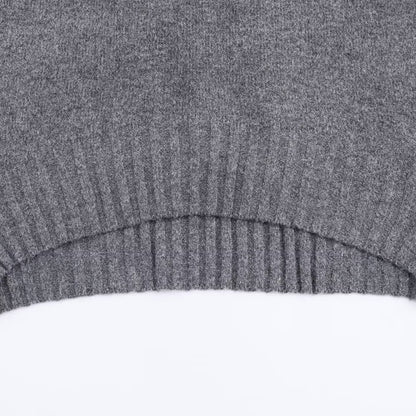 Pull-over rond décontracté pour femmes avec surface texturée et épaules tombantes Chic und Stil