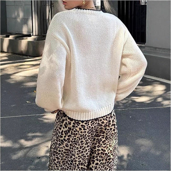 Pull femme avec motif unique de homard et tricot léger Chic und Stil