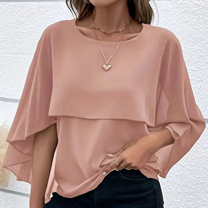 Dames Haut au style élégant avec coupe fluide et surcouche élégante Chic und Stil