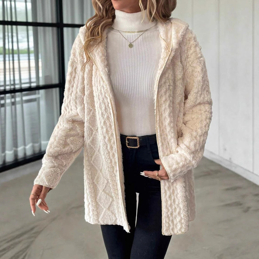 Dames Fleece-Jacket met luxueuze fluweelachtige feel Chic und Stil