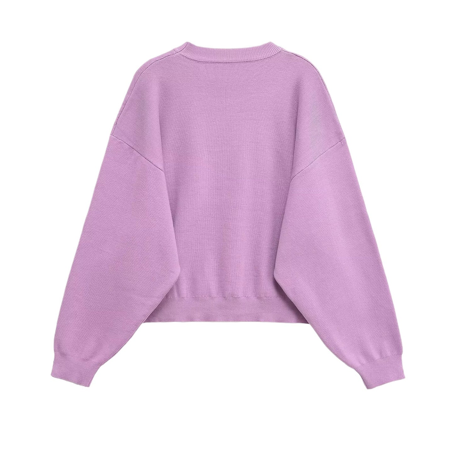 Dames pull-over décontracté oversize en tissu de sweat doux Chic und Stil