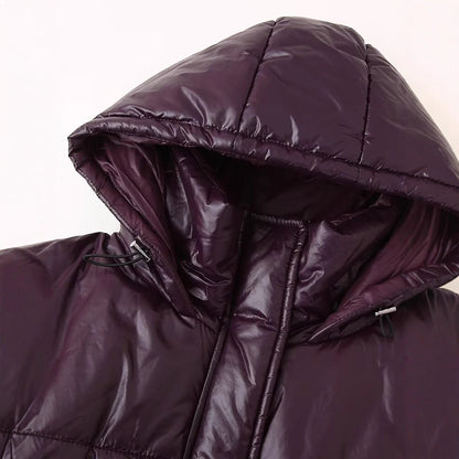 Dames doudoune d'hiver matelassée avec capuche et poches pratiques Chic und Stil