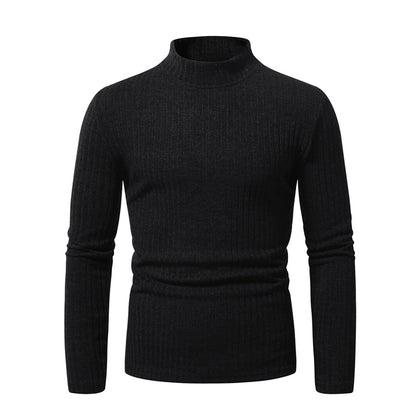 Pull col roulé en maille fine pour hommes Chic und Stil
