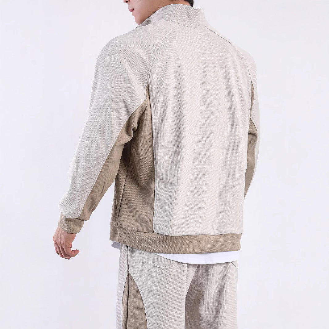 Functional pull for men with half-zip and breathable inserts Chic und Stil