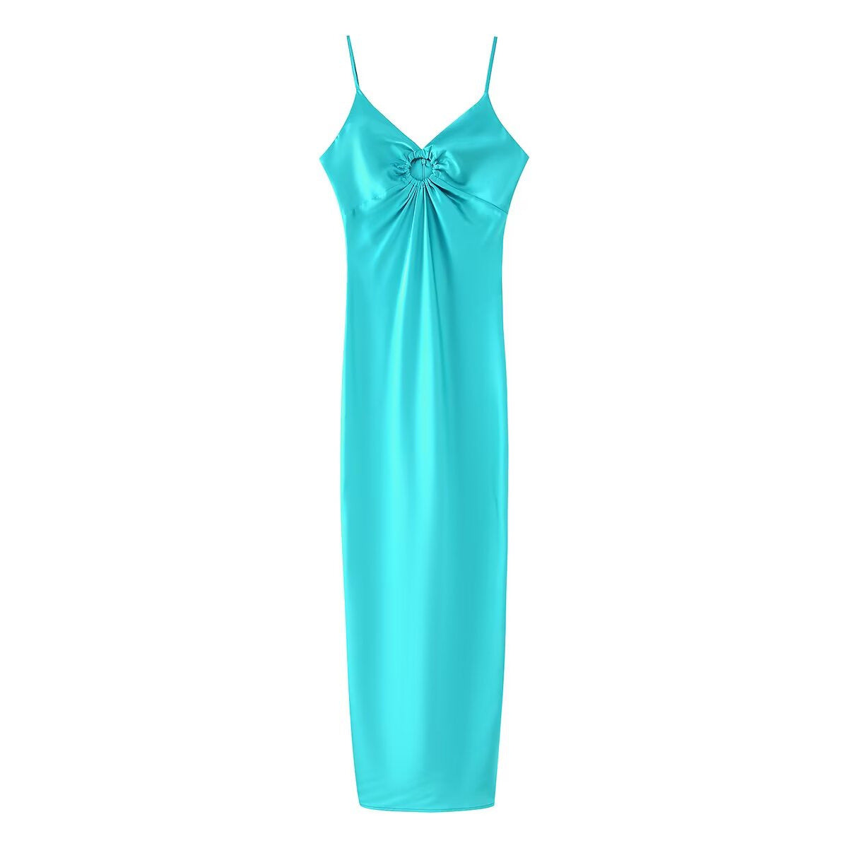 Robe maxi femme avec un haut élégant et de délicates volants Chic und Stil