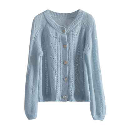 Cardigan en tricot texturé pour femmes avec coupe oversize Chic und Stil
