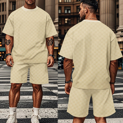 Ensemble décontracté pour hommes avec t-shirt oversize et shorts Chic und Stil