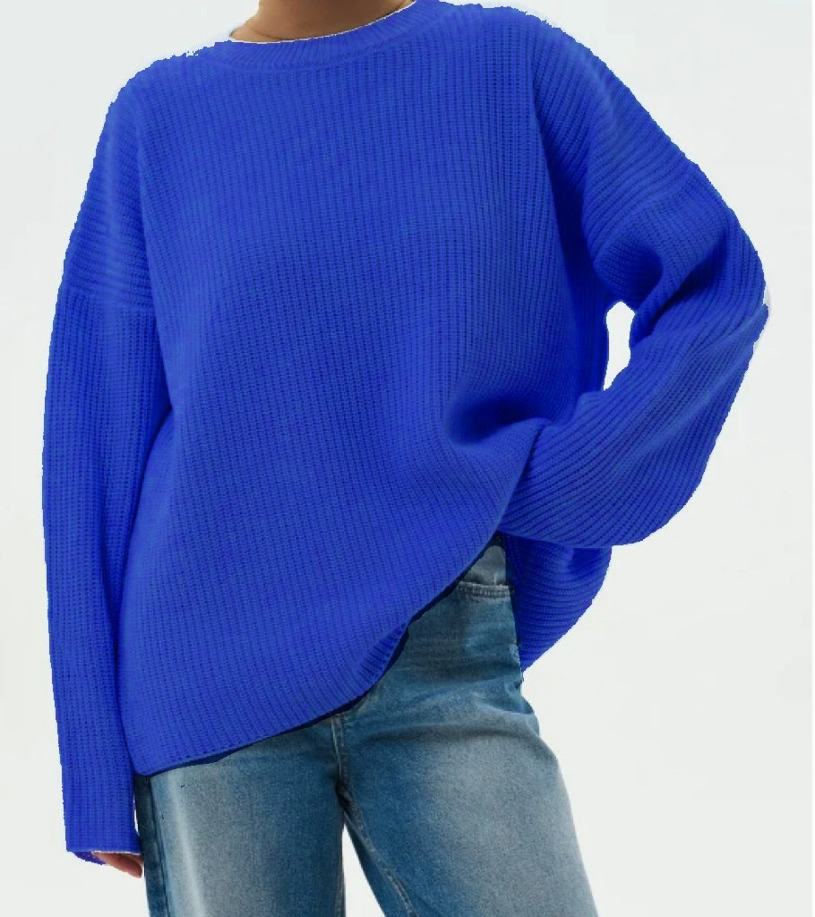 Dames Gros Tricot Pull Chic und Stil