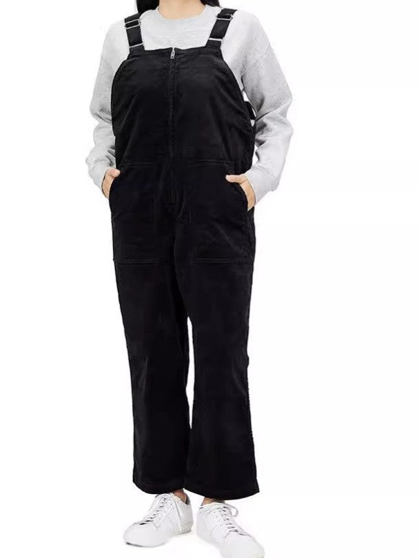 Dame Salopette en corduroy décontractée avec poches pratiques Chic und Stil