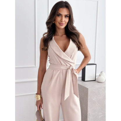 Dames Élégant Combinaison Sans Manches Chic und Stil