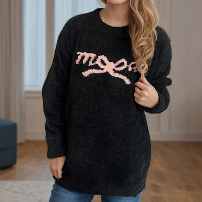 Pull femme avec motif mignon et matériau doux Chic und Stil