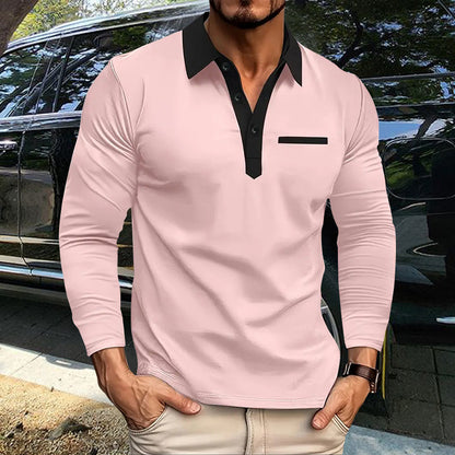 Chemise polo homme avec col moderne et poche poitrine pratique Chic und Stil