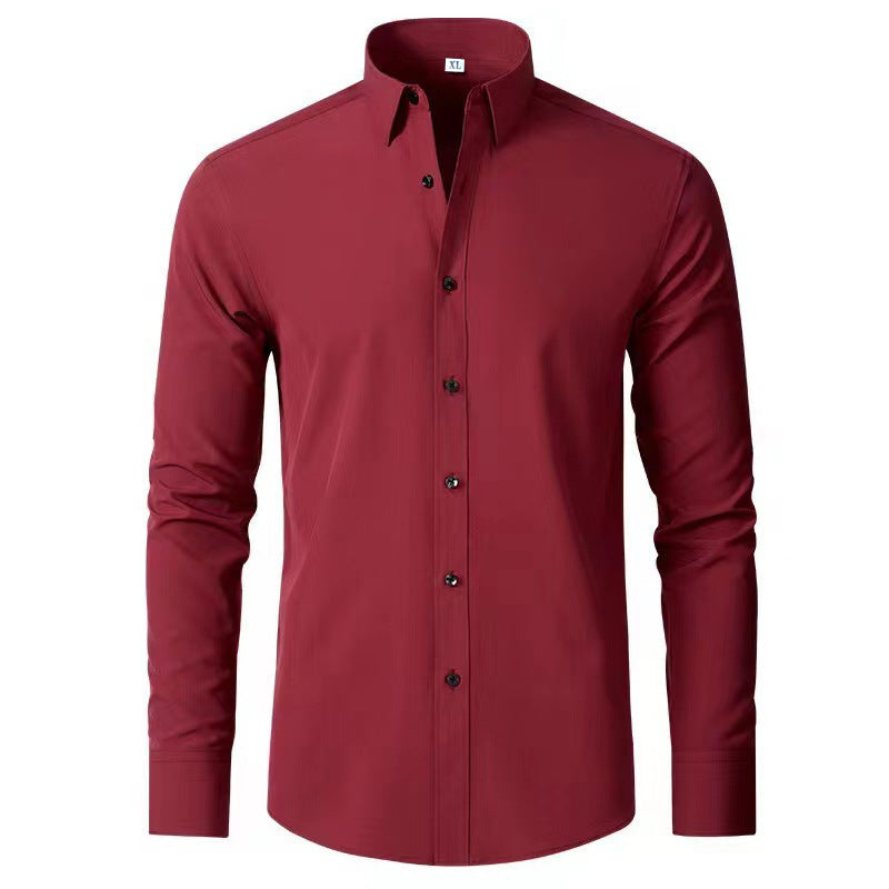 Chemise pour hommes à manches longues avec une coupe élégante et des détails de boutons raffinés Chic und Stil