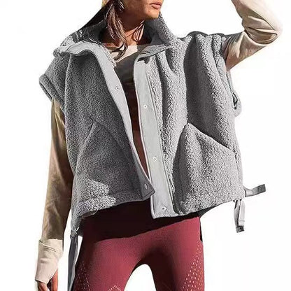 Dames gilet en fausse fourrure Chic und Stil