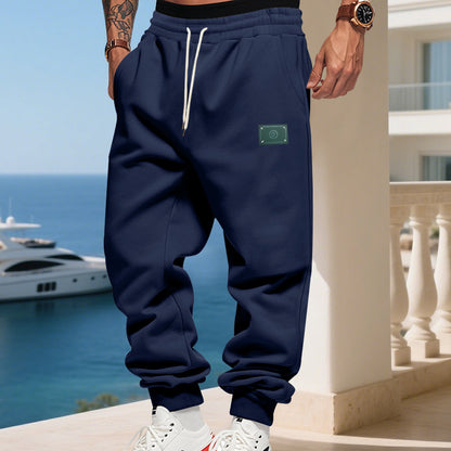 Men's comfortable Relaxed-Fit Sweatpants with elastic waistband and functional pockets Chic and Style