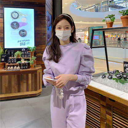 Ensemble de loisirs confortable pour femmes avec taille élastique et sweat à capuche Chic & Stil