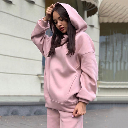 Ensemble de sweat-pants à capuche confortable pour femmes Chic und Stil