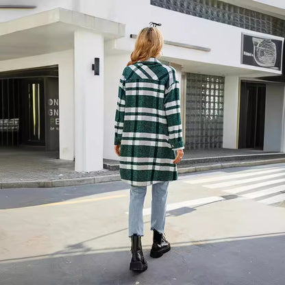 Dames Chemise à carreaux Chic und Stil