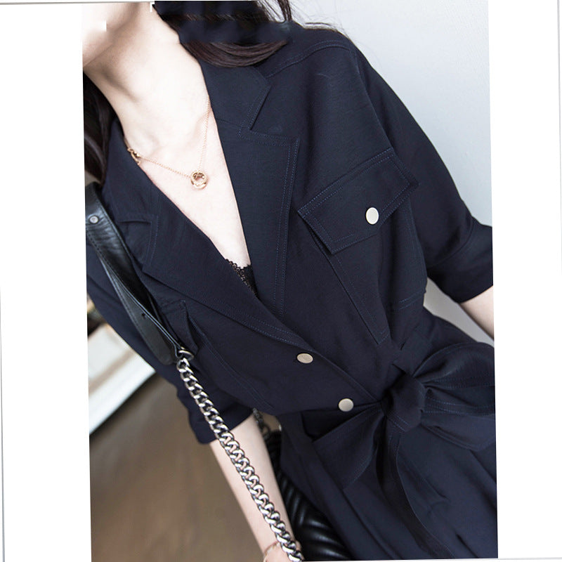Combinaison utilitaire sur mesure pour femmes avec ceinture Chic und Stil