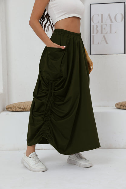Airy maxi petticoat for women with drawstring and pockets Chic and Style