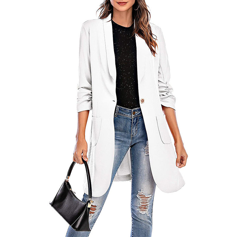 Blazer stretch pour femmes avec une coupe moderne et des poches Chic und Stil