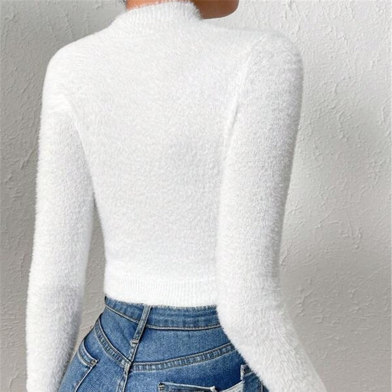 Dames Pull à manches courtes Chic und Stil