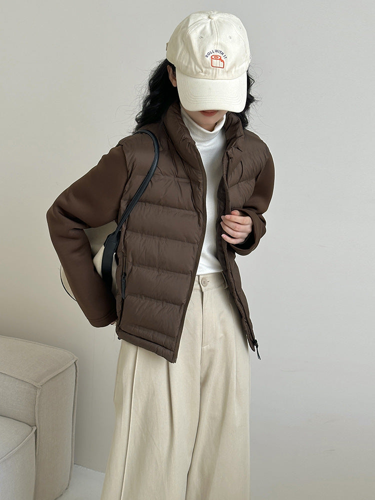 Dames gilet matelassé léger avec poches et coupe moderne Chic und Stil