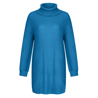 Pull-over à col roulé en grosse maille pour femmes, coupe décontractée Chic und Stil