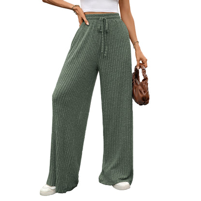 Wide ribbed pants for women Chic and Style