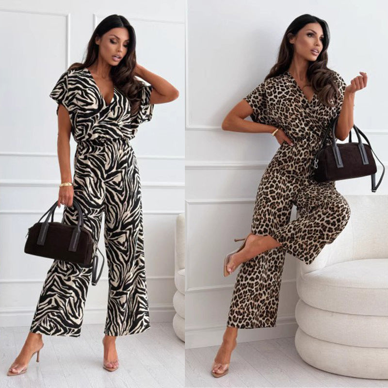 Beautiful women's animal print jumpsuit Chic and Style