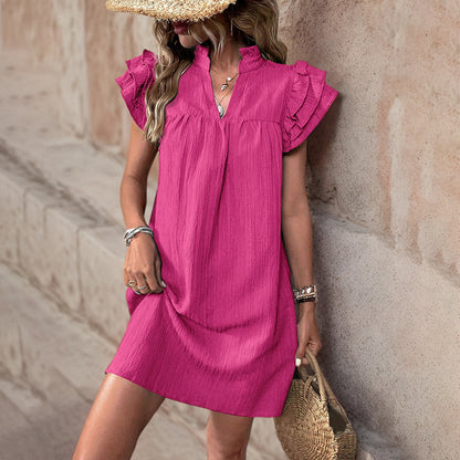 Robes Mini femme à volants fluides Chic und Stil