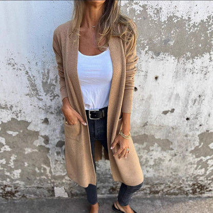 Dames élégant et confortable cardigan en tricot Chic und Stil