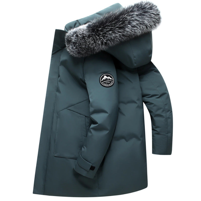 Dame Parka d'hiver avec capuche amovible et pelage synthétique douillet Chic und Stil