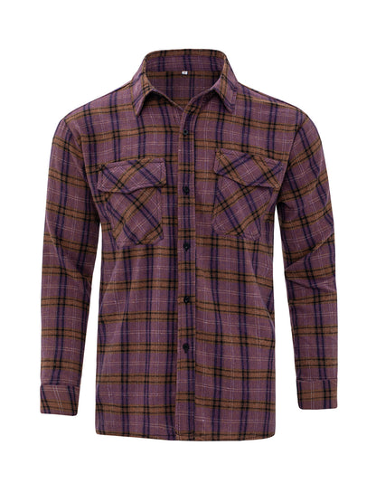Chemise en flanelle à carreaux pour hommes Chic und Stil