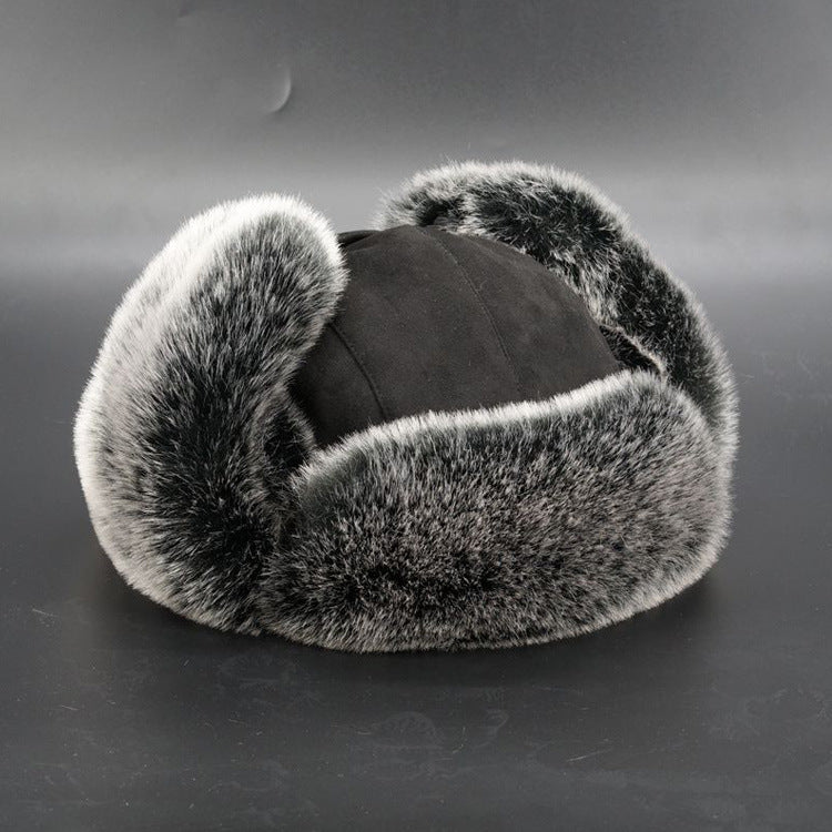 Chapeau femme en fausse fourrure chaude avec protection des oreilles Chic und Stil