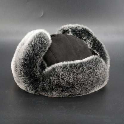Chapeau femme en fausse fourrure chaude avec protection des oreilles Chic und Stil
