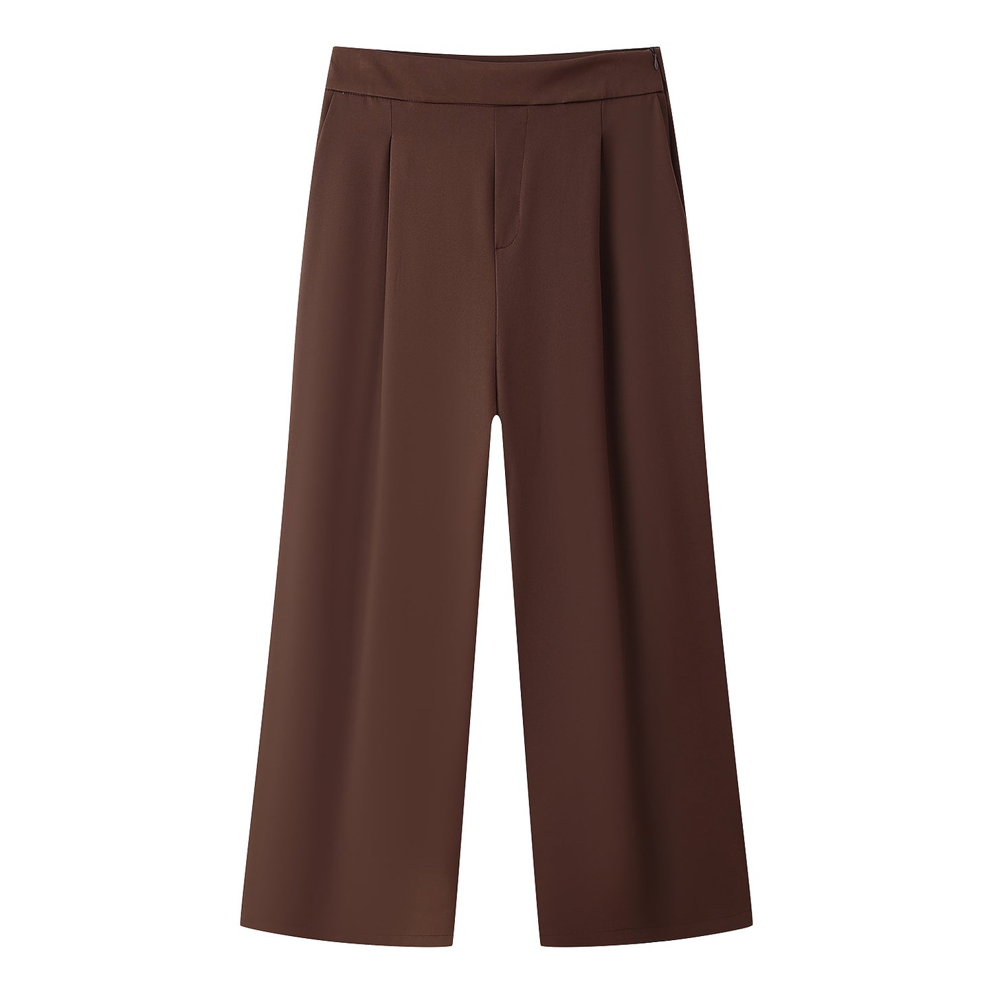Wide pants for women with an elegant cut and fine pleats Chic and Style