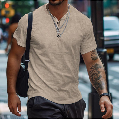 Chemise polo en fine maille décontractée pour hommes Chic und Stil