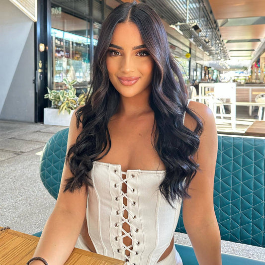 Corset supérieur pour femmes avec lacet et décolleté plongeant Chic und Stil