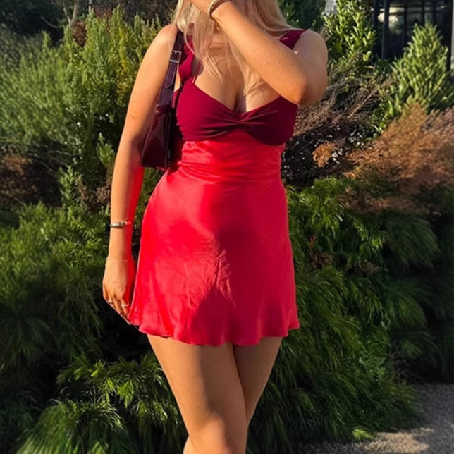 Robe mini d'été pour femmes avec une coupe chic et un haut élégant Chic und Stil