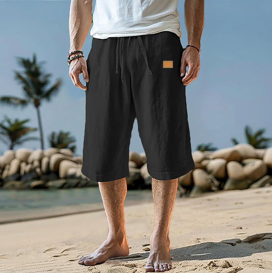 Pantalons décontractés pour hommes avec taille élastique et poches latérales pratiques Chic und Stil