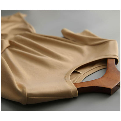 Robe A-Line décontractée pour femmes avec détail de nœud sur le côté Chic und Stil