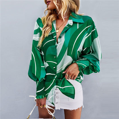 Chemise à carreaux oversize pour femmes avec détails de volants Chic und Stil