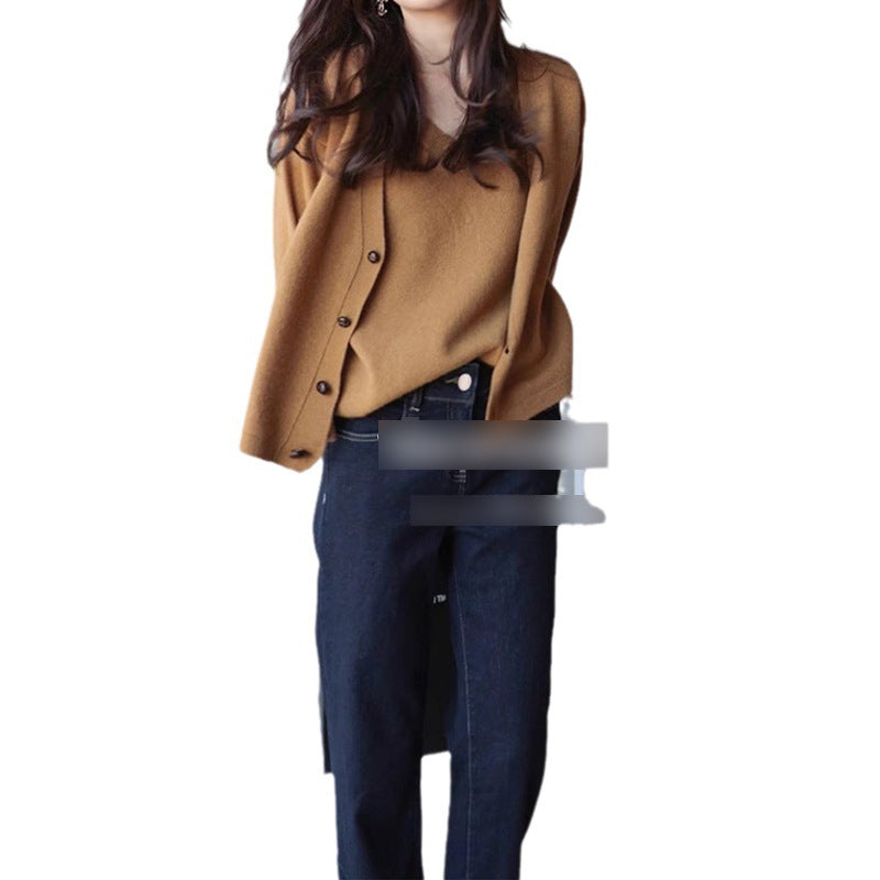 Women's Cashmere Soft Cardigan Chic und Stil