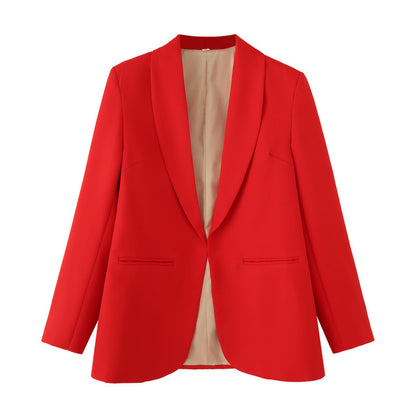 Dames blazer élégant avec coupe unique et poches Chic und Stil