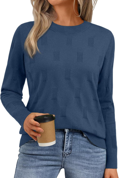 Pull en tricot pour femmes avec motif texturé et coupe décontractée Chic und Stil