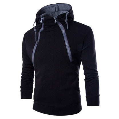 Hommes moderne sweat à capuche avec pratique fermeture éclair Chic und Stil
