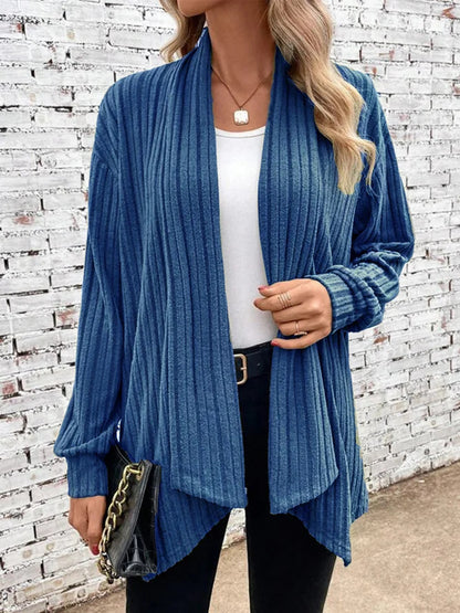 Kimono en gros tricot pour femmes avec coupe décontractée et manches longues Chic und Stil