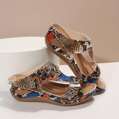 Sandales à la mode pour femmes avec des inserts respirants et une semelle antidérapante Chic und Stil