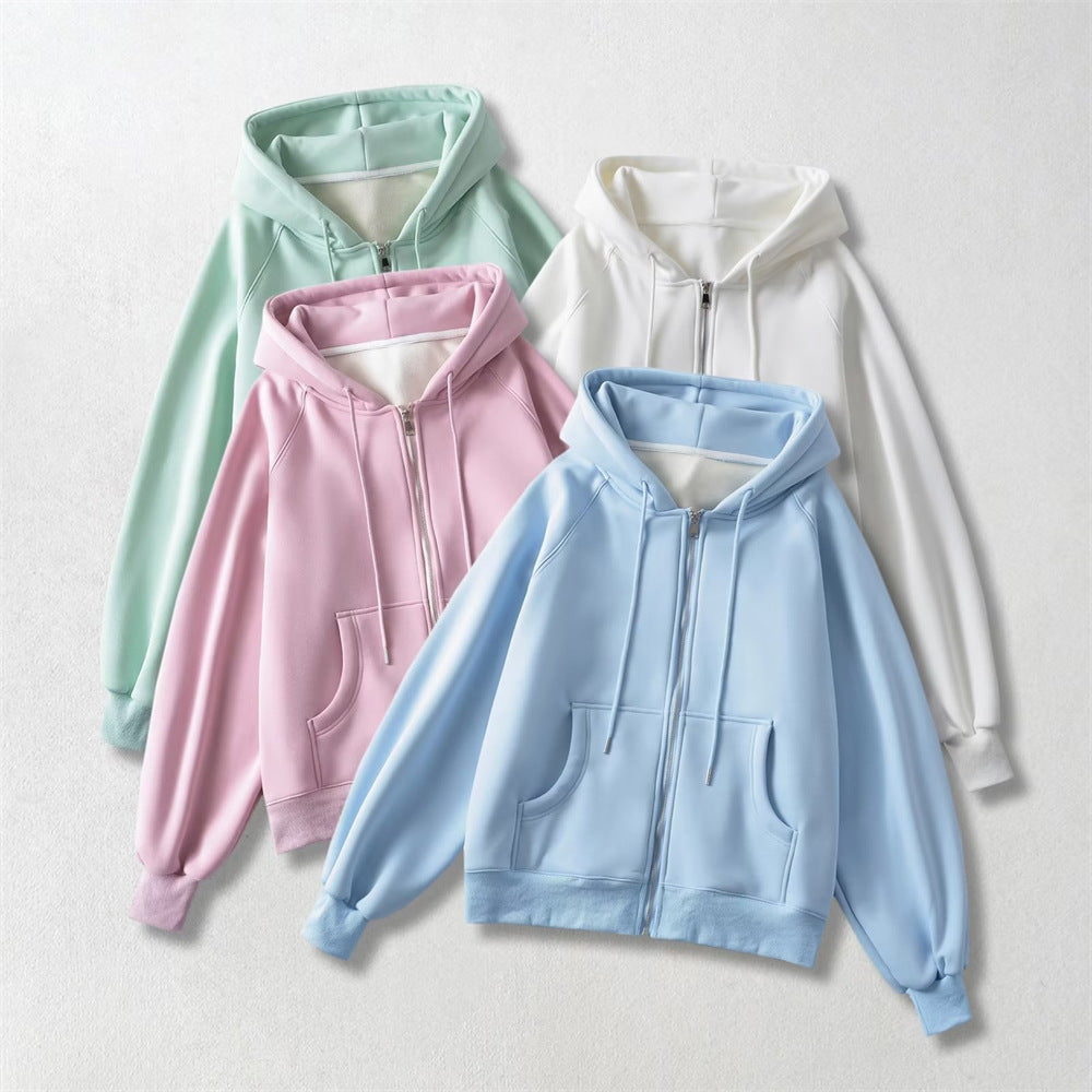 Dames décontractée Oversized veste à capuche Chic und Stil